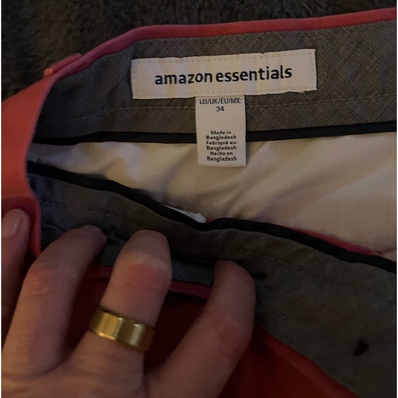 Men’s US 34W / Amazon Essentials/ Shorts/ preppy/ pink colour - Picture 3 of 4